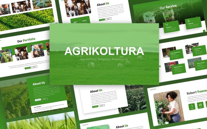 agrikoltura agriculture multipurpose powerpoint template original