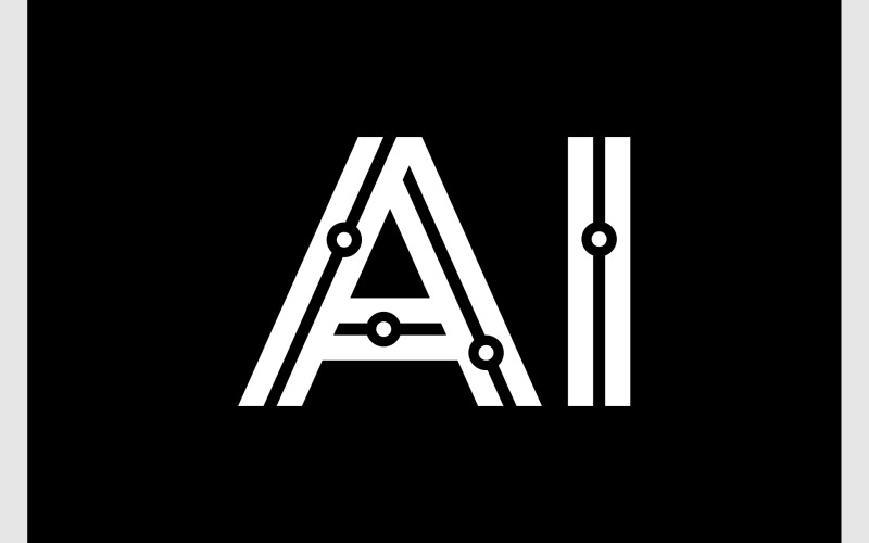 ai artificial intelligence tech logo original
