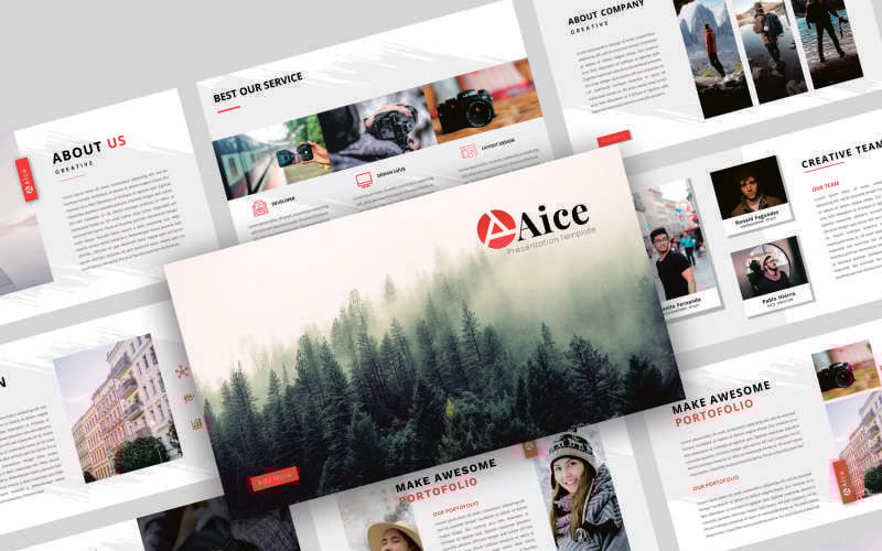 aice creative business powerpoint template original