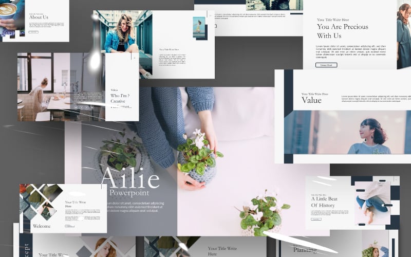 ailie presentation powerpoint template original