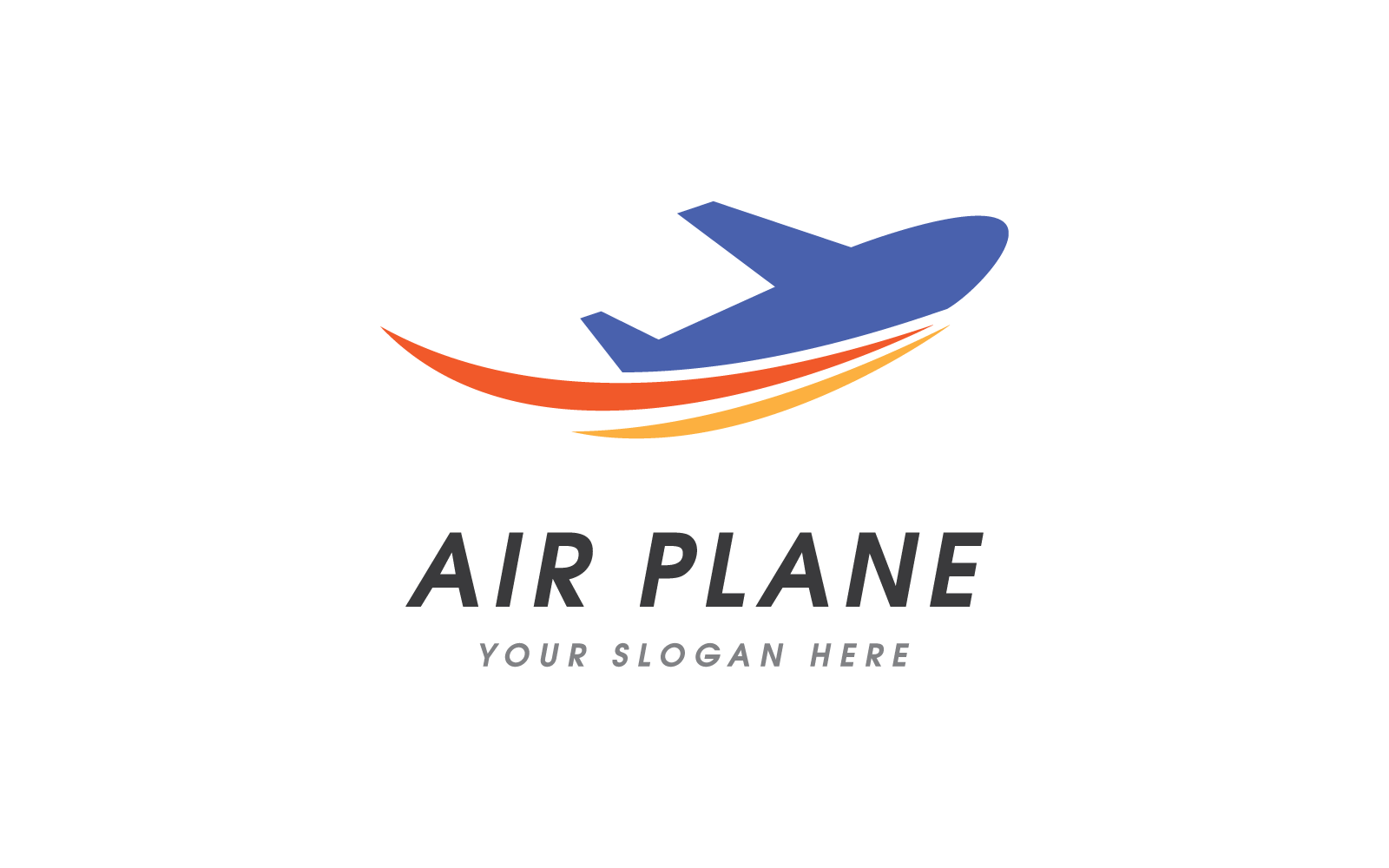 air plane logo air plane illustration logo vector template original