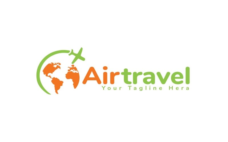 air travel logo company logo template original
