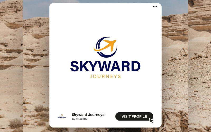 airplane travel logo template perfect for travel agencies amp tours original