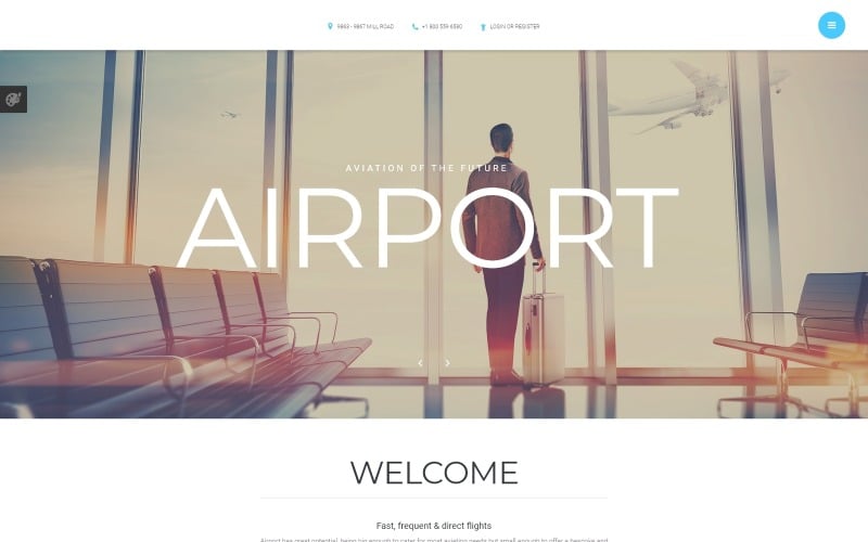 airport joomla template original