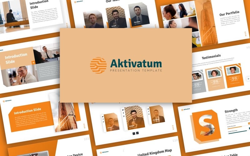 aktivatum business presentation powerpoint template original