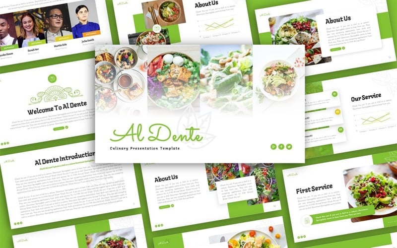 al dente culinary multipurpose powerpoint presentation template original