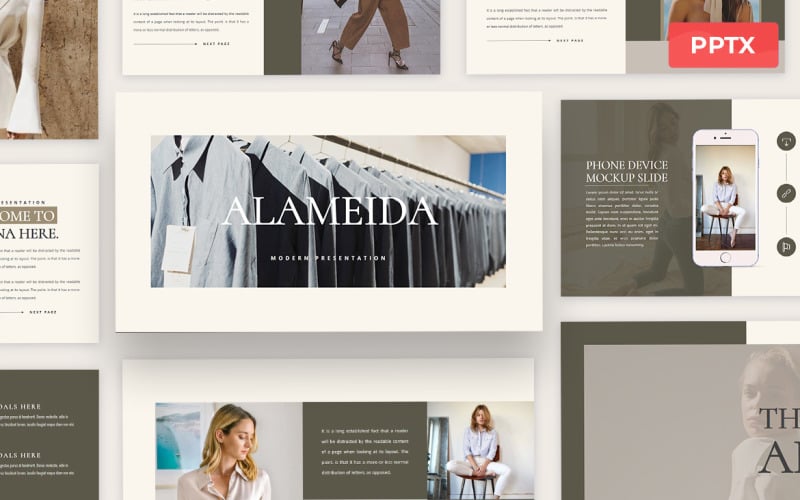 alameida powerpoint presentation template original