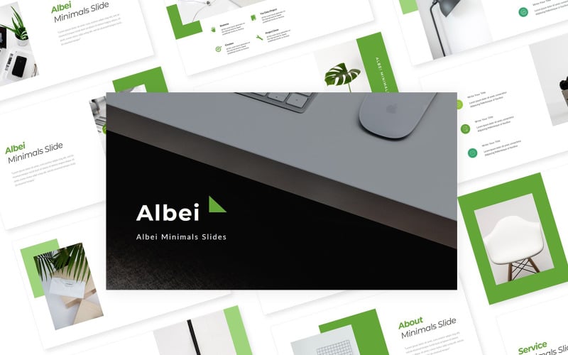 albei minimals creative powerpoint template original