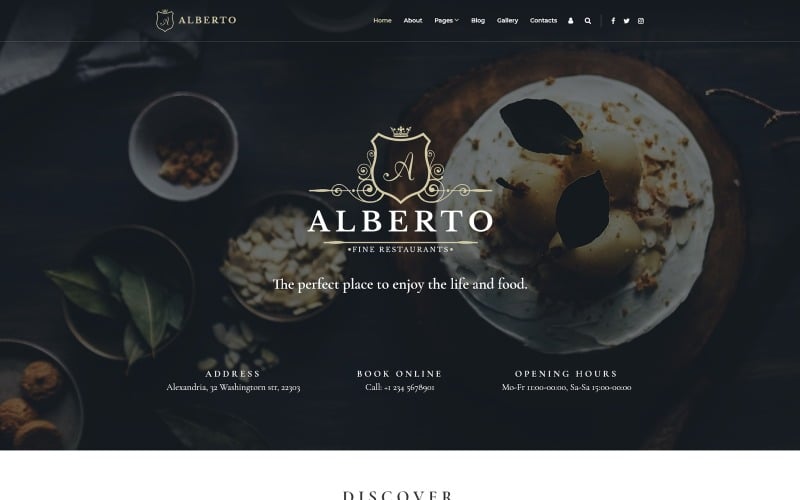 alberto restaurant responsive classy joomla template original