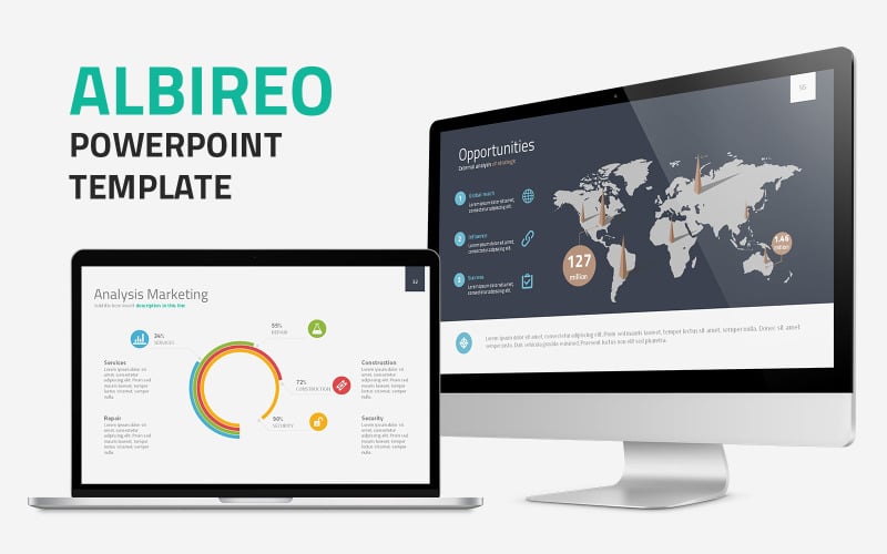 albireo powerpoint template original