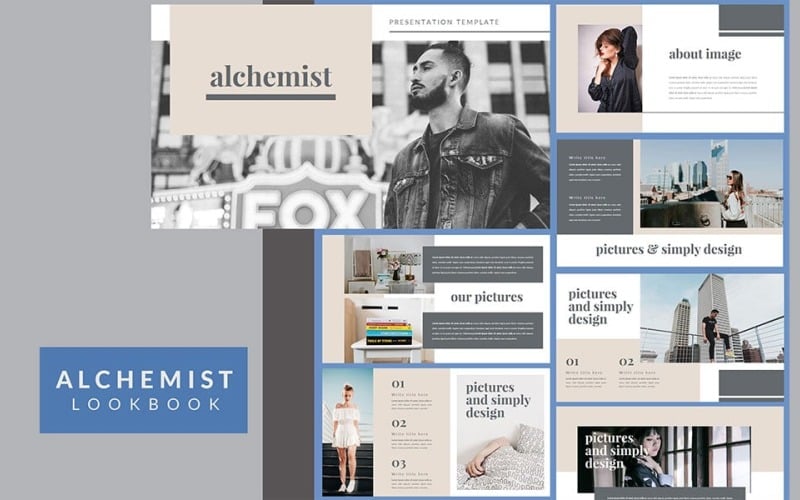 alchemist lookbook urban powerpoint template original