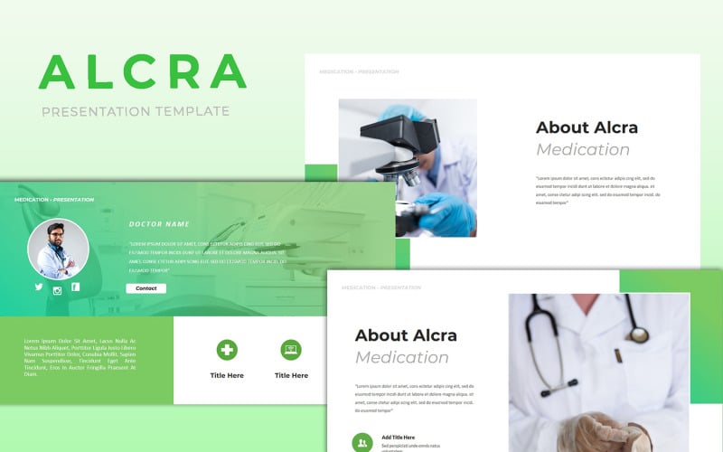 alcra medical powerpoint template original