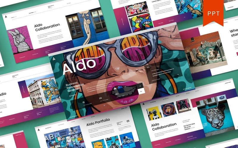 aldo business powerpoint template original