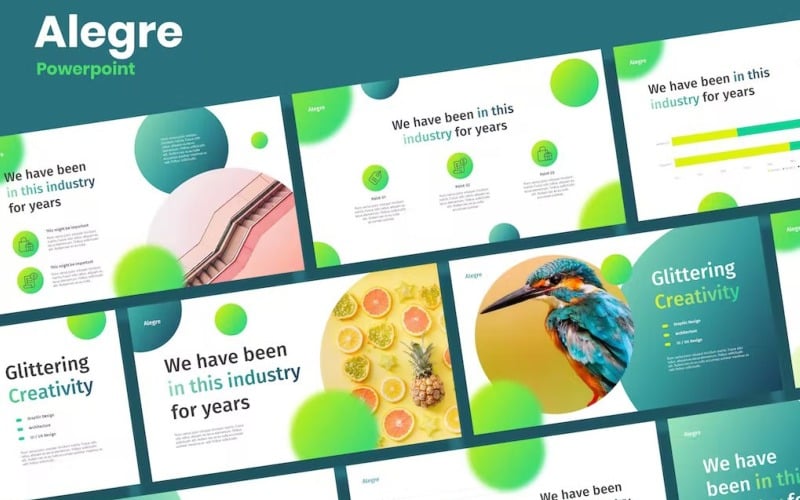 alegre agency theme powerpoint original