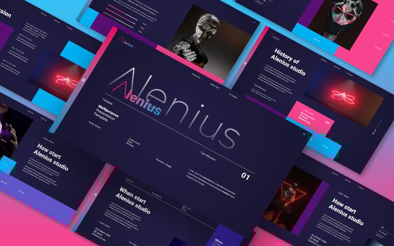 alenius multipurpose presntation powerpoint template original