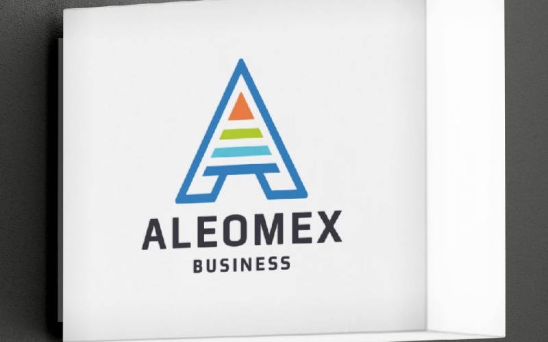 aleomex letter a professional logo original