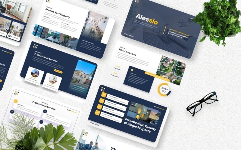 alessio real estate powerpoint template original