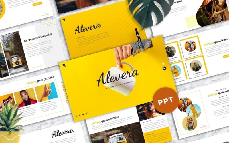 alevera creative powerpoint template original