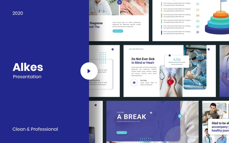 alkes medical powerpoint template original