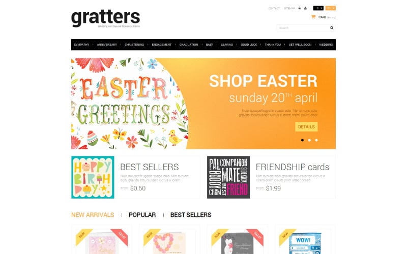 all occasions cards store prestashop theme original