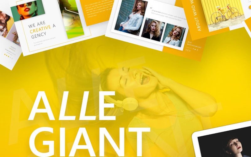 allegiant fashion powerpoint template original