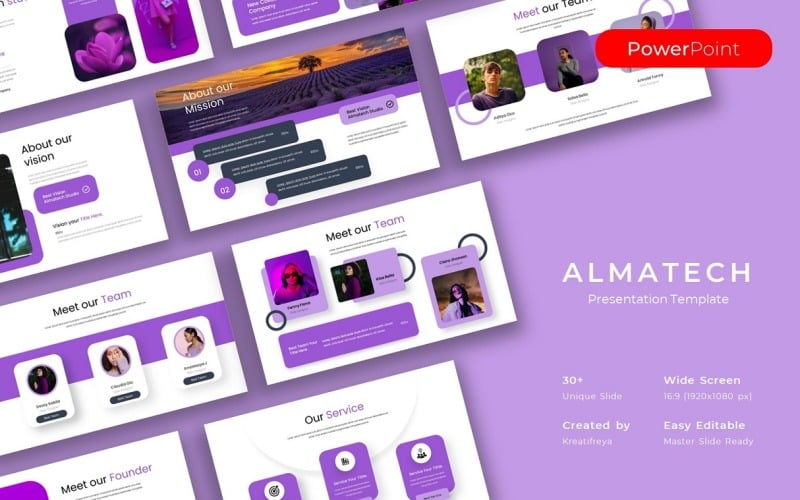 almatech business powerpoint template original