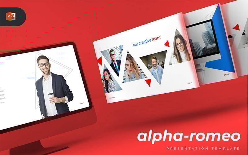 alpha romeo powerpoint template original