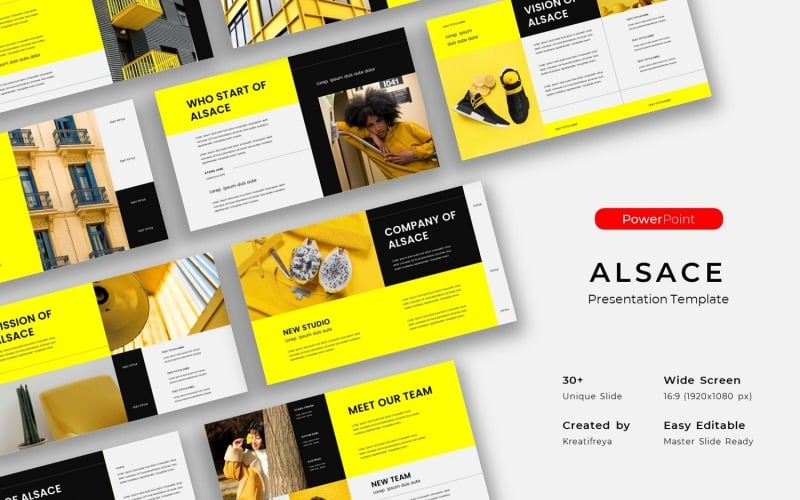 alsace business powerpoint template original