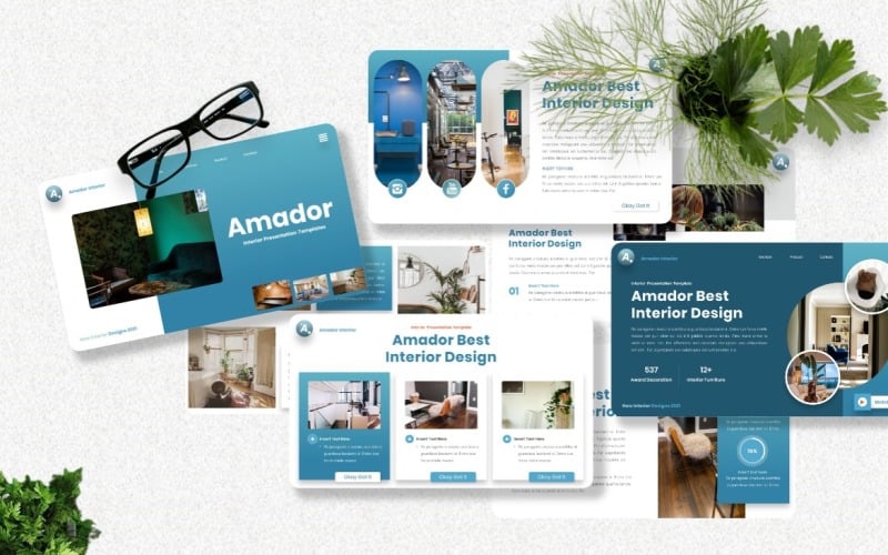 amador interior powerpoint template original
