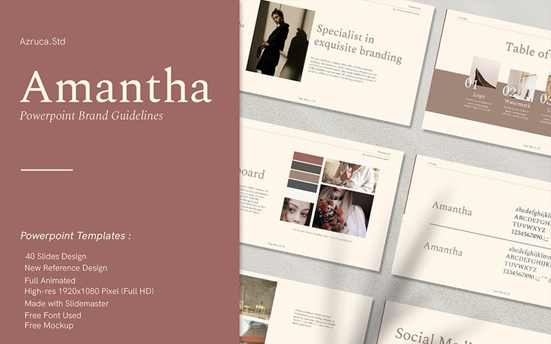 amantha powerpoint template original