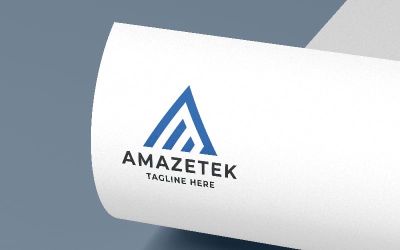 amazetek letter a logo temp original