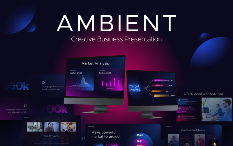 ambient creative business powerpoint template original