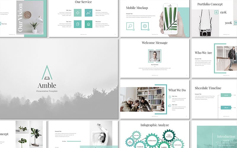 amble powerpoint template original
