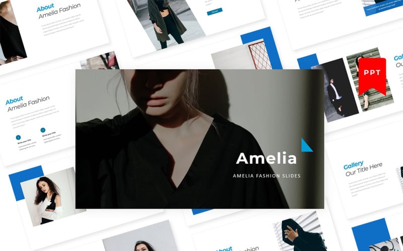 amelia fashion powerpoint template original