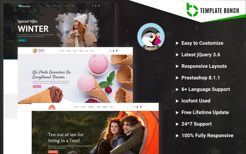 amenity winter and summer with tent responsive prestashop theme for ecommerce original