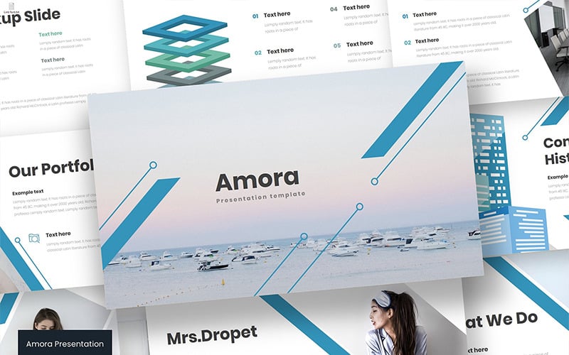 amora powerpoint template original
