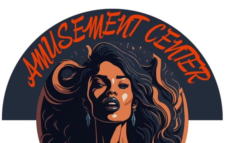 amusement center logo vector file original