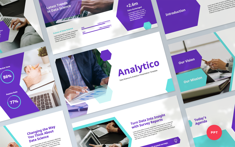 analytico data science amp analytics presentation powerpoint template original