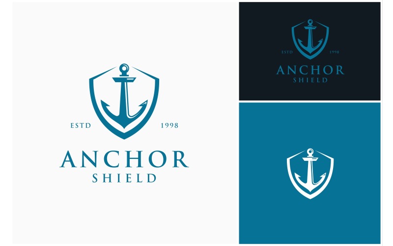 anchor sailor shield protection logo original