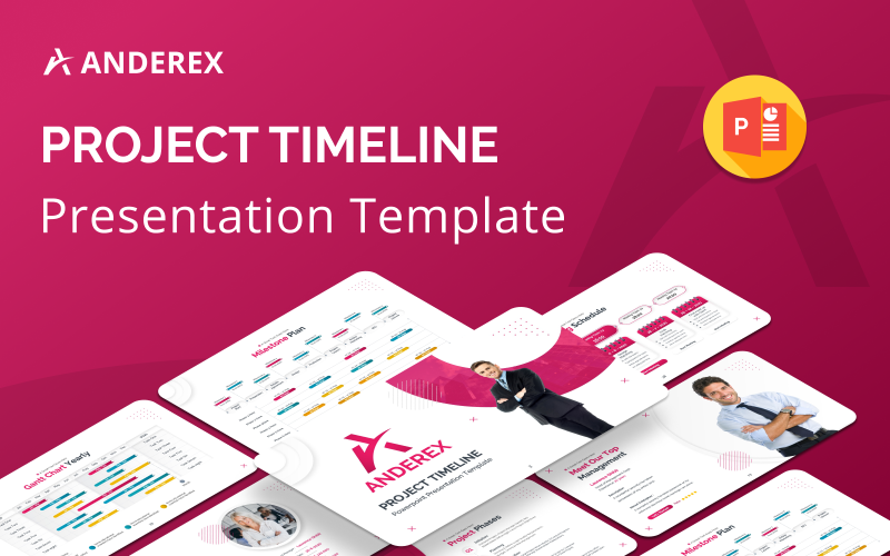 anderex project timeline powerpoint presentation template original