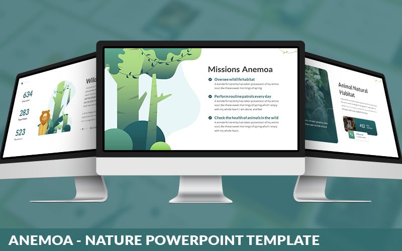anemoa nature powerpoint template original