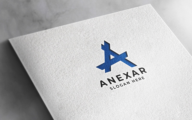 anexar letter a professional logo original