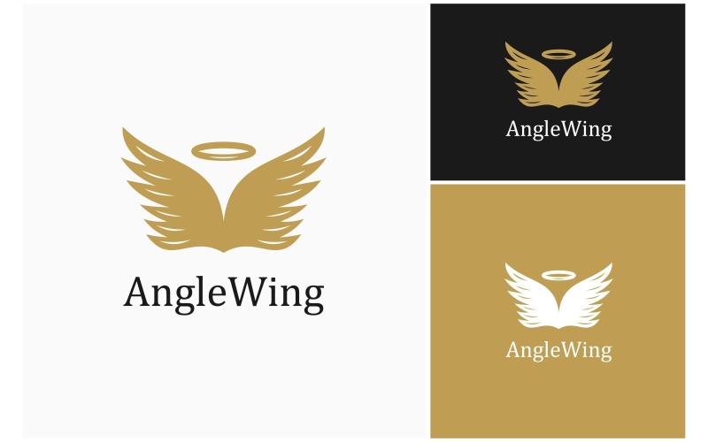 angel wing fly spread logo original