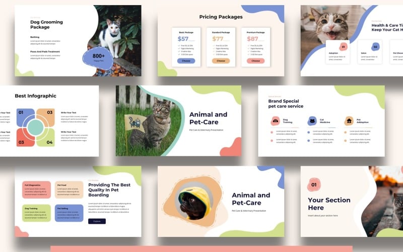 animal and pet care powerpoint original
