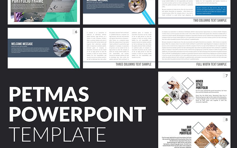 animal powerpoint template original