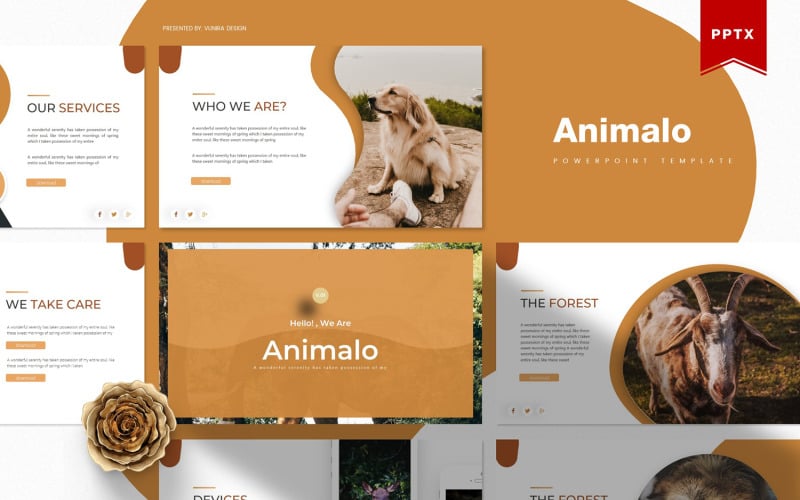 animalo powerpoint template original