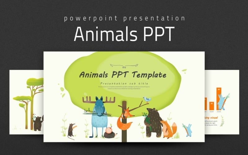 animals ppt powerpoint template original
