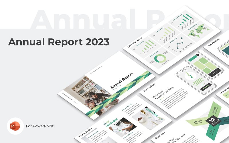 annual report powerpoint original