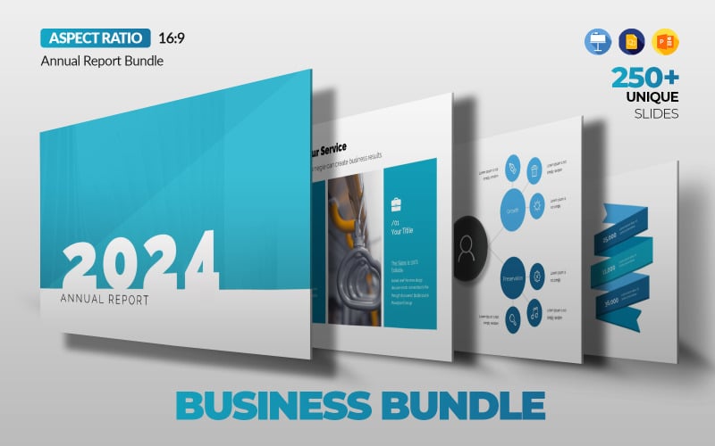 annual report presentation bundle original