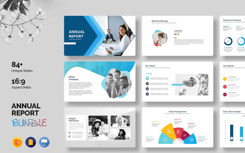 annual report presentation bundle original